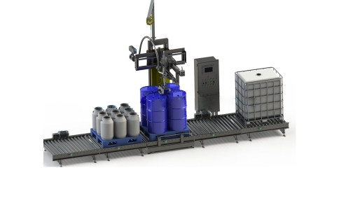 Pallet and IBC filling machine